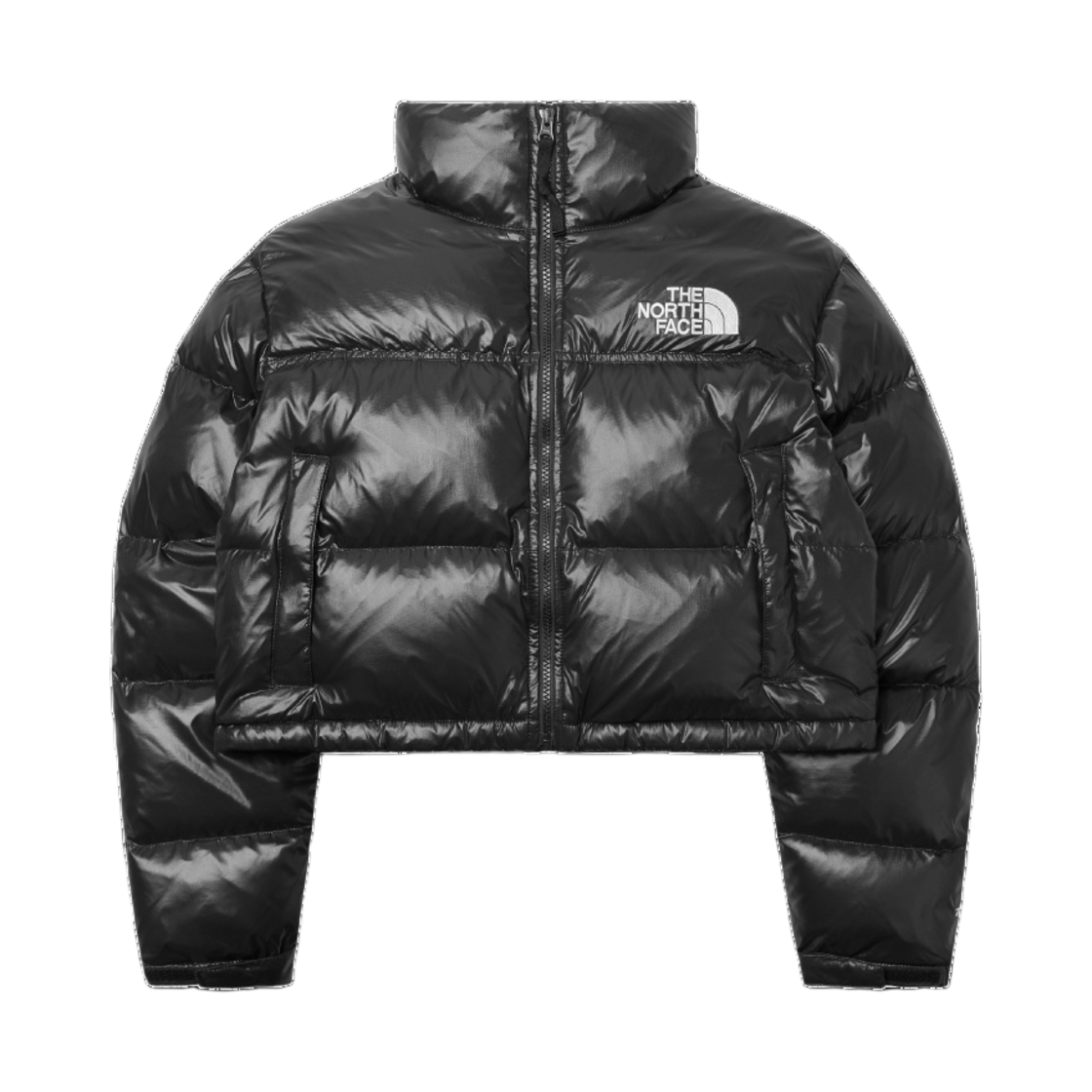 (W) 노스페이스 눕시 숏 자켓 TNF 블랙((W) The North Face Nuptse Short Jacket TNF Black)