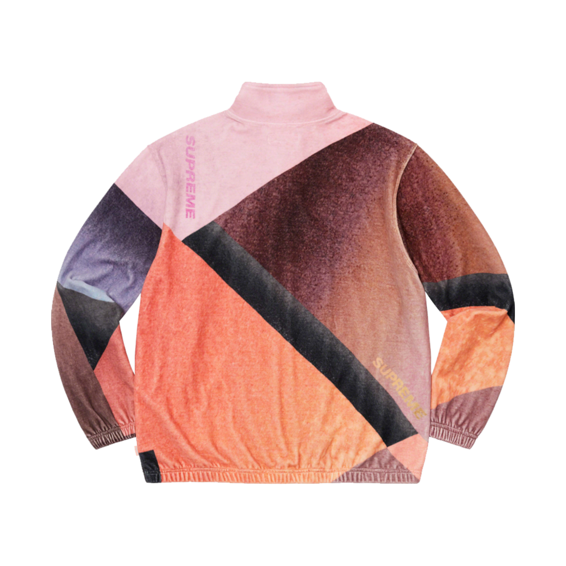 슈프림 지오 벨루어 트랙 자켓 핑크 - 23SS(Supreme Geo Velour Track Jacket Pink - 23SS) - 2