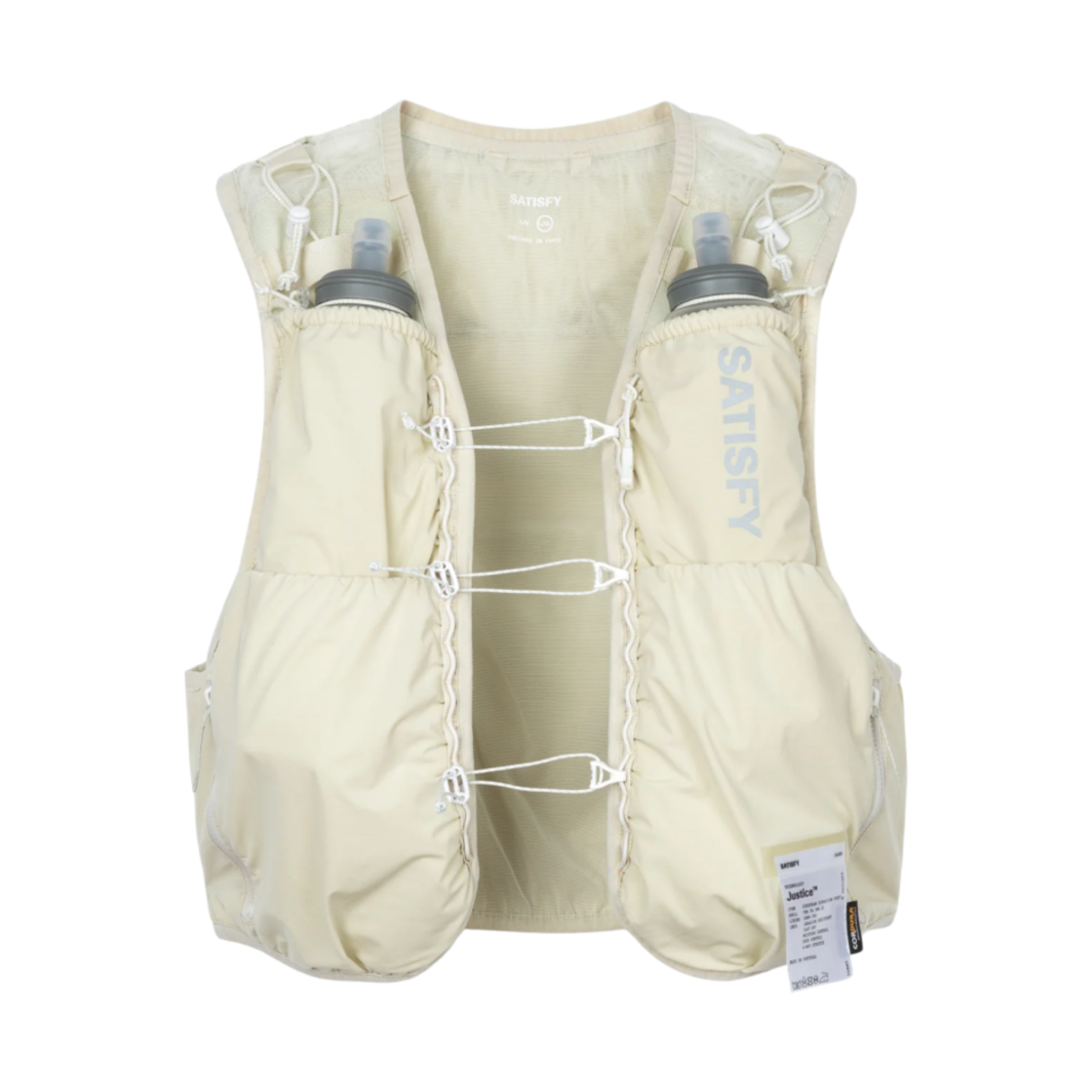 새티스파이 저스티스 코듀라 5L 하이드레이션 베스트 미네랄 오프 화이트(Satisfy Justice Cordura 5L Hydration Vest Mineral Off Wite)