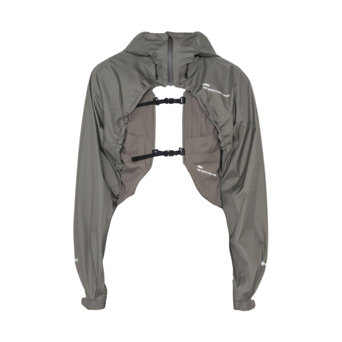 (W) 노스페이스 x 하이크 고어텍스 트레일 볼레로 팔콘 그레이((W) The North Face x Hyke GTX Trail Bolero Falcon Gray) - 1