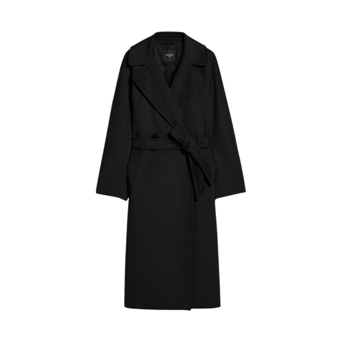 (W) 위켄드 막스마라 레지나 울 코트 블랙((W) Weekend Max Mara Resina Wool Coat Black)