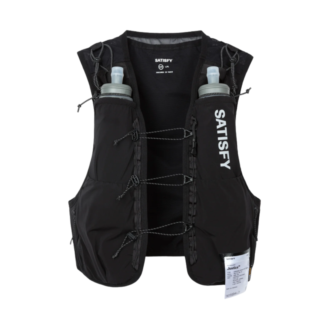 새티스파이 저스티스 코듀라 5L 하이드레이션 베스트 블랙(Satisfy Justice Cordura 5L Hydration Vest Black)