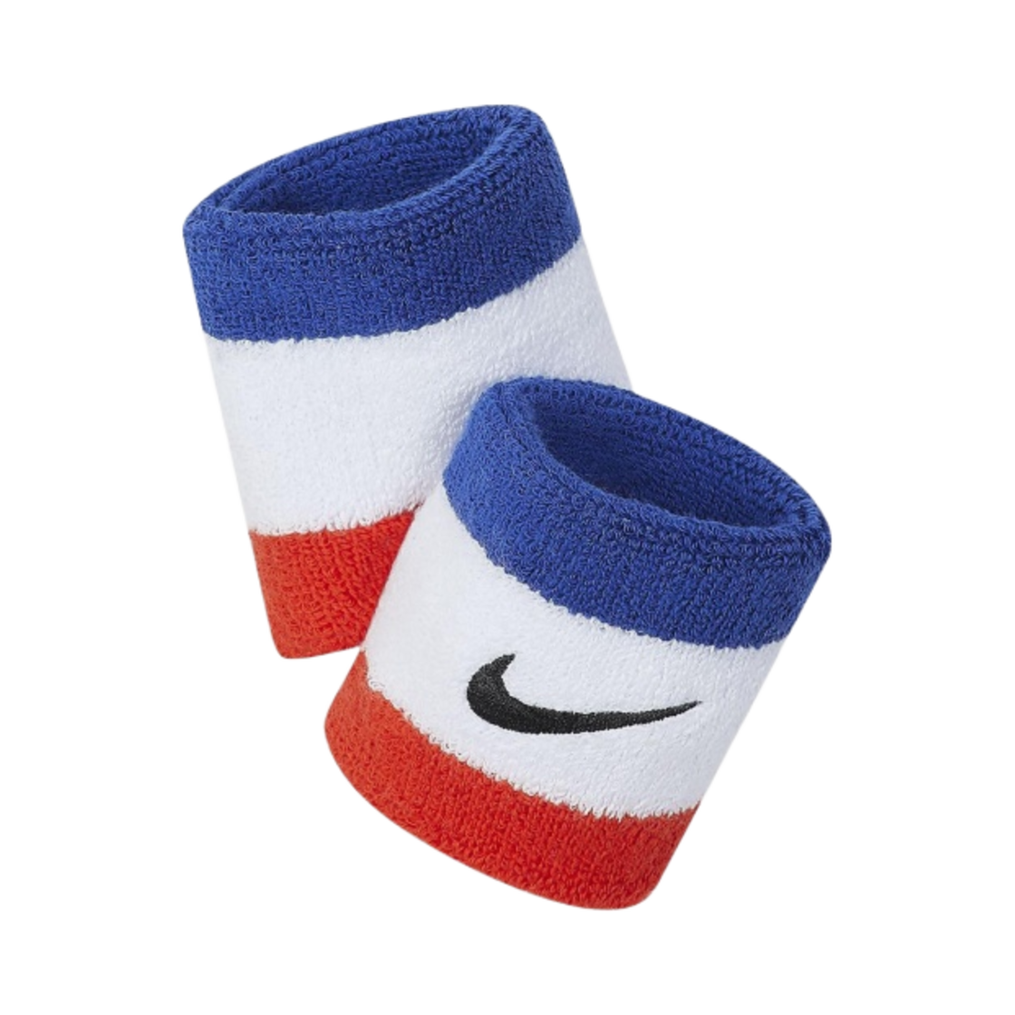 PAC277-620 Nike Swoosh Wristband White Blue Red
