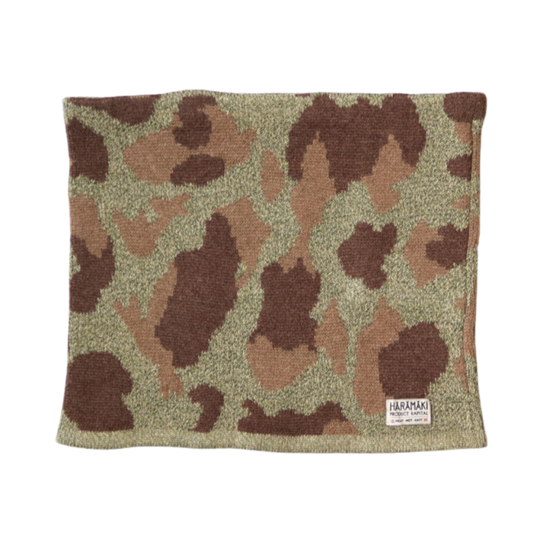 K2411XG553 Kapital 5G Camouflage Knit Haramaki Multi-Roll Khaki