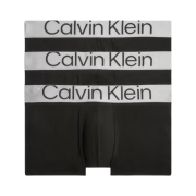 Calvin Klein Steel Micro 3-pack Low Rise Trunk Black