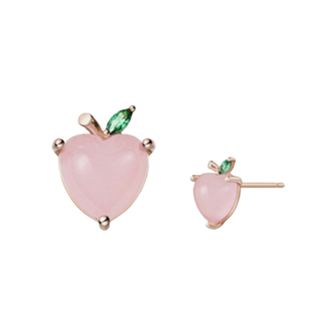 Peach Earrings Kims Fruits Peach "I'm Solo" Earrings