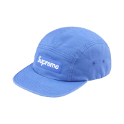 Supreme Washed Chino Twill Camp Cap Light Royal - 24SS