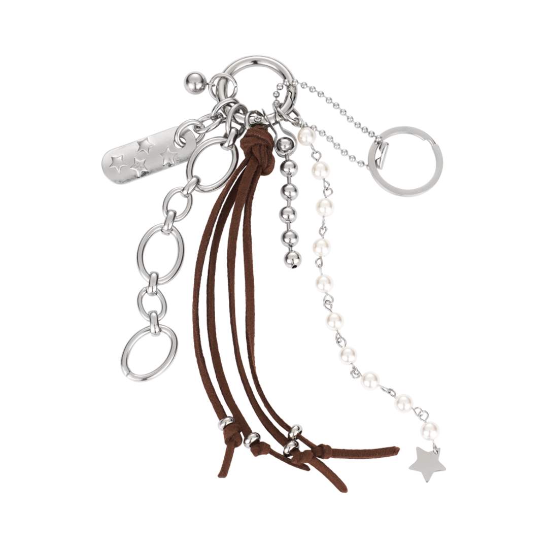 Nff449 Nff Catch Star Key Ring Silver