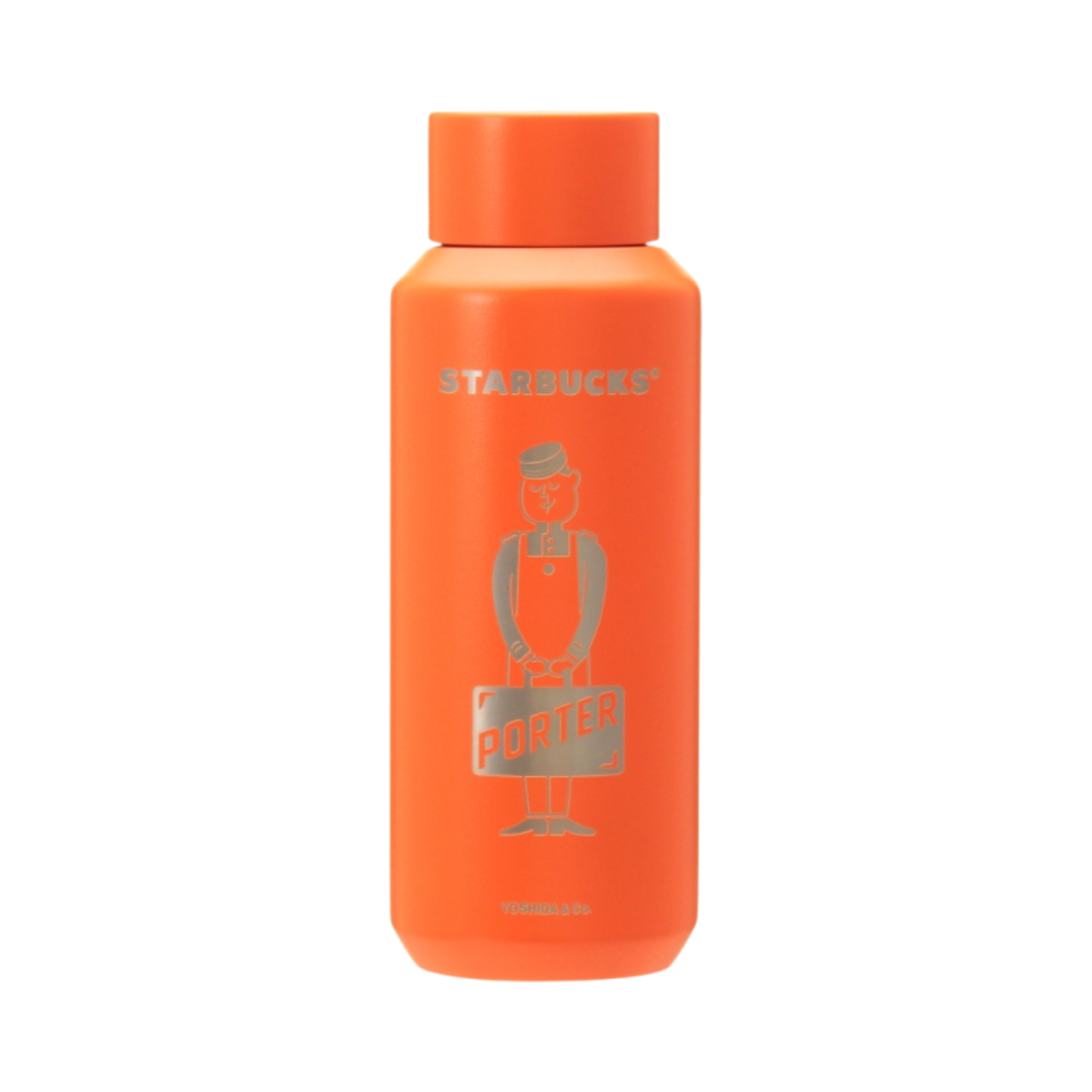 스타벅스 x 포터 리사이클드 스테인리스 스틸 보틀 매트 오렌지 355ml(Starbucks x Porter Recycled Stainless Steel Bottle Matte Orange 355ml) - 1