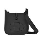 Hermes Evelyne III 29 Bag Clemence & Palladium Noir