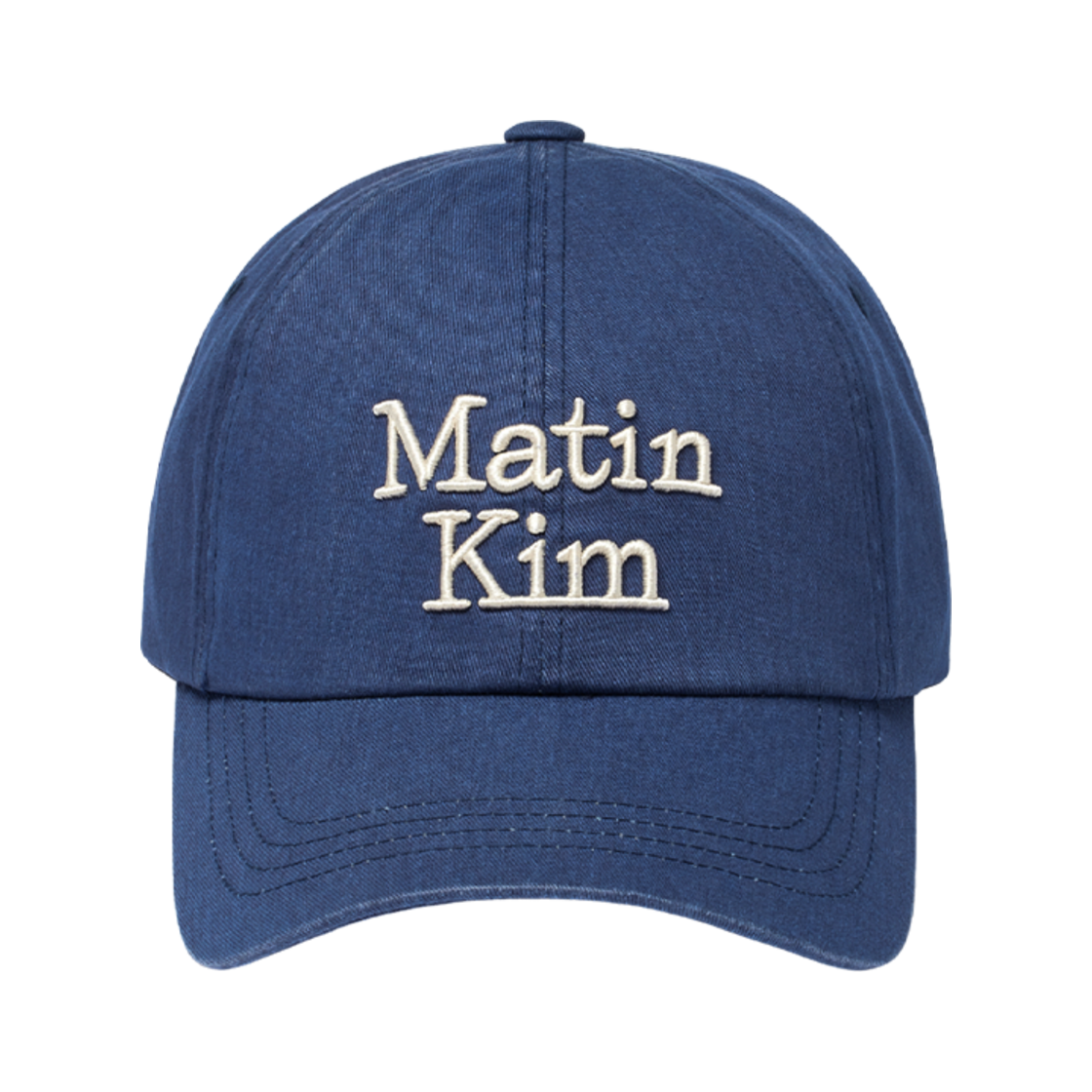 MK2511HT002MNA Matin Kim Matin Volume Logo Ball Cap Navy