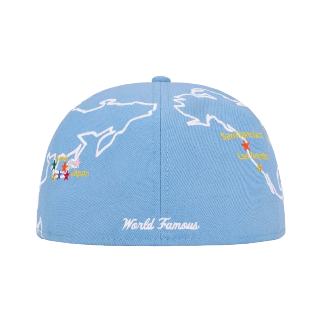 슈프림 월드와이드 박스로고 뉴에라 캡 라이트 블루 - 23FW(Supreme Worldwide Box Logo New Era Light Blue - 23FW) - 2