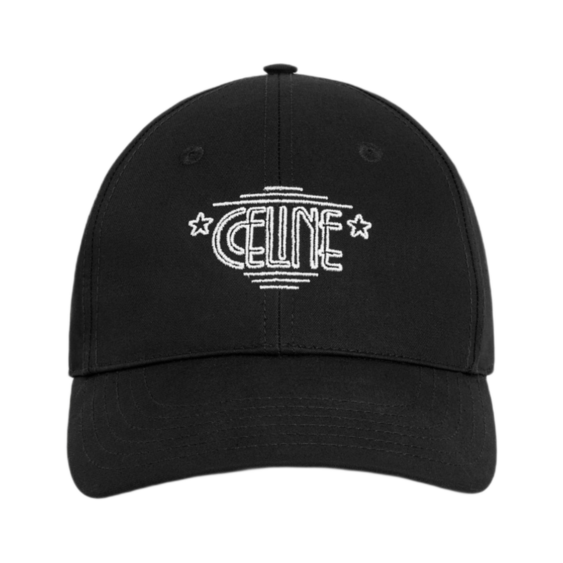 셀린느 윌턴 베이스볼 캡 코튼 블랙(Celine Wiltern Baseball Cap in Cotton Black) - 1