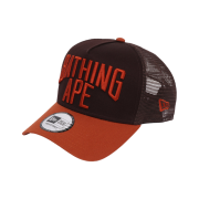 BAPE NYC Logo New Era 9Forty Cap Brown