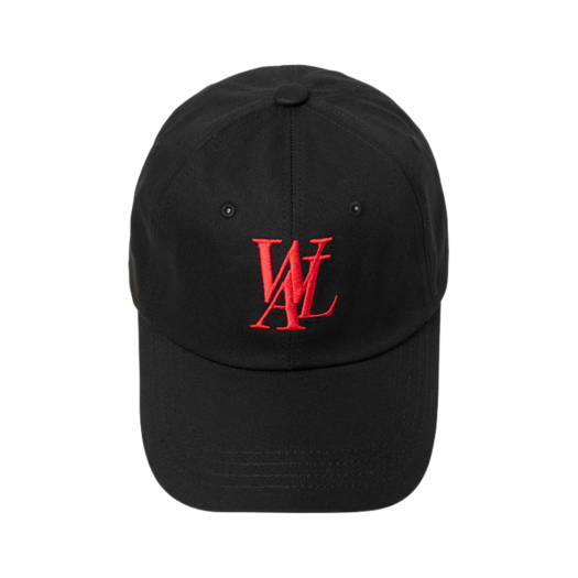 【WOOALONG】 Signature Ball cap_black / unisex 우알롱 시그니처 로고 볼캡 블랙 블랙 로고 | WOOALONG | KREAM