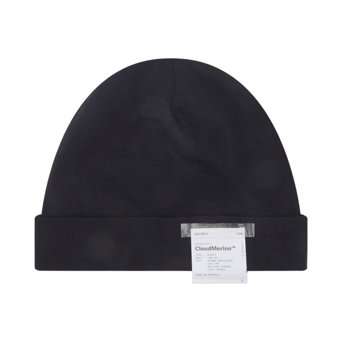 새티스파이 클라우드메리노 비니 블랙(Satisfy Cloudmerino Beanie Black)