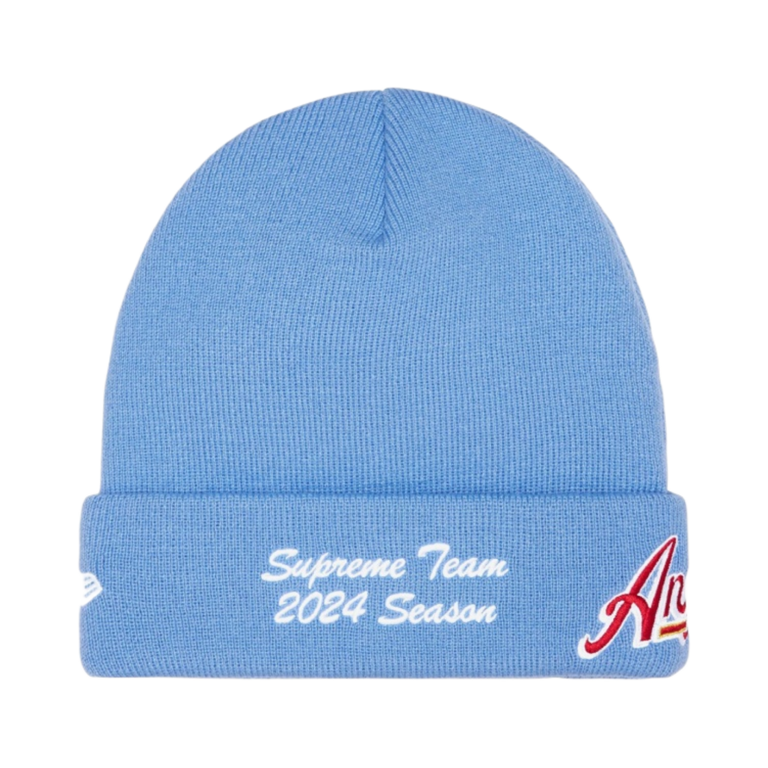 슈프림 x 뉴에라 살베이션 비니 라이트 블루 - 24SS(Supreme x New Era Salvation Beanie Light Blue - 24SS) - 2