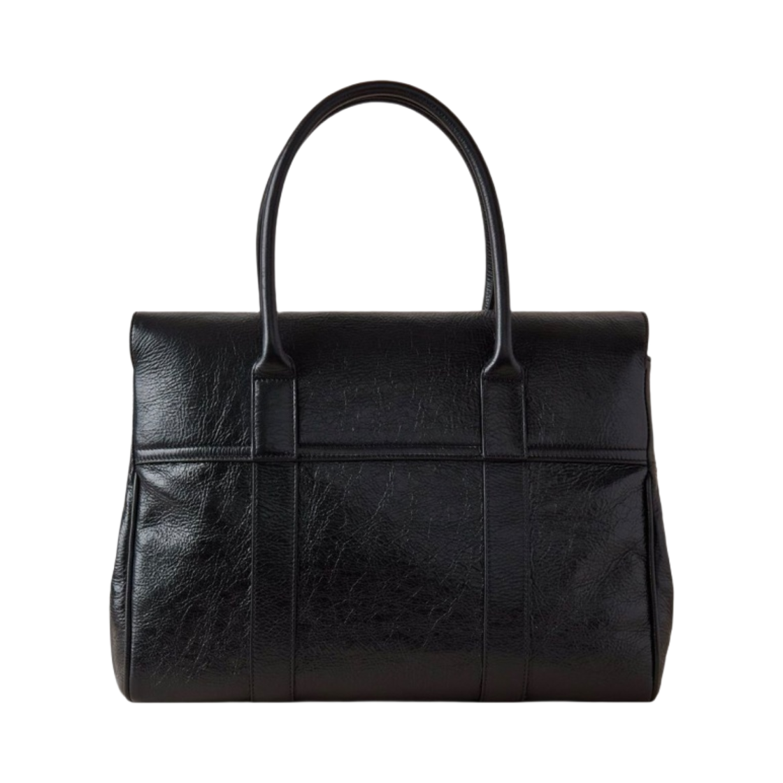 멀버리 하이 샤인 카프 레더 베이스워터 블랙(Mulberry High Shine Calf Leather Bayswater Black) - 3