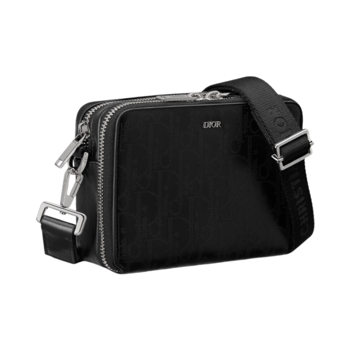 디올 메신저 파우치 디올 오블리크 갤럭시 카프스킨 블랙(Dior Messenger Pouch Dior Oblique Galaxy Calfskin Black) - 3