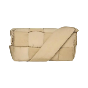 Bottega Veneta Padded Tech Cassette Sesame
