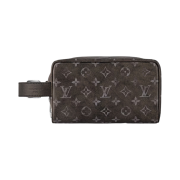 Louis Vuitton Locker Dopp Kit Monogram Black White