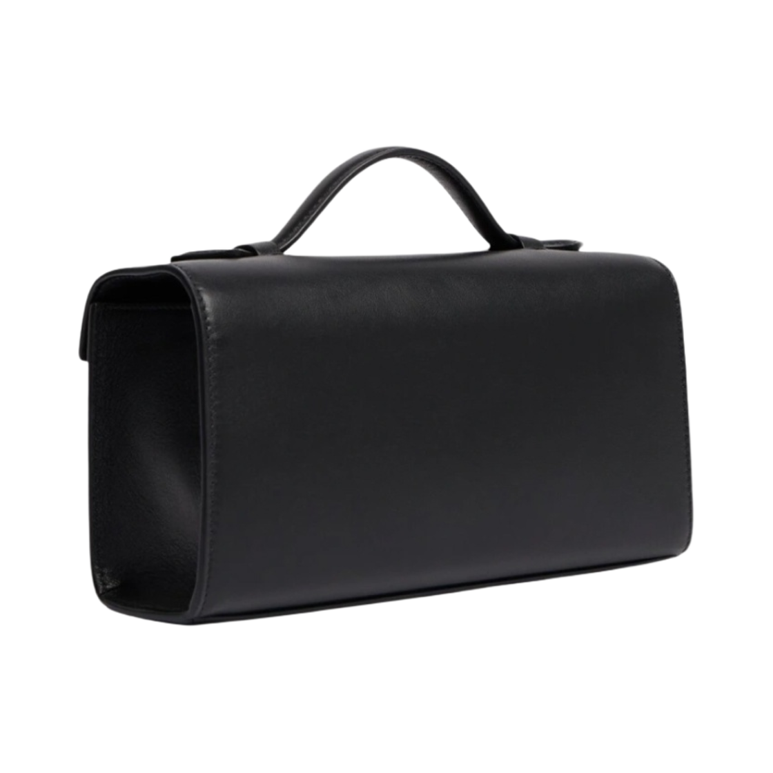 사베트 더 시메트리 레더 탑 핸들 백 카프스킨 레더 블랙(Savette The Symmetry Leather Top Handle Bag in Calfskin Leather Black) - 2