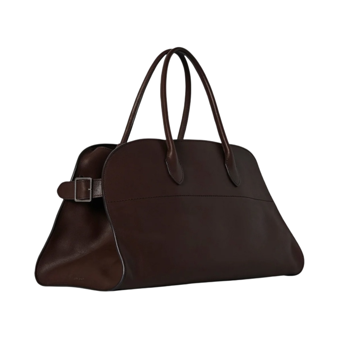더 로우 EW 마고백 스무스 나파 레더 다크 초콜릿(The Row EW Margaux Bag in Smooth Nappa Leather Dark Chocolate) - 2