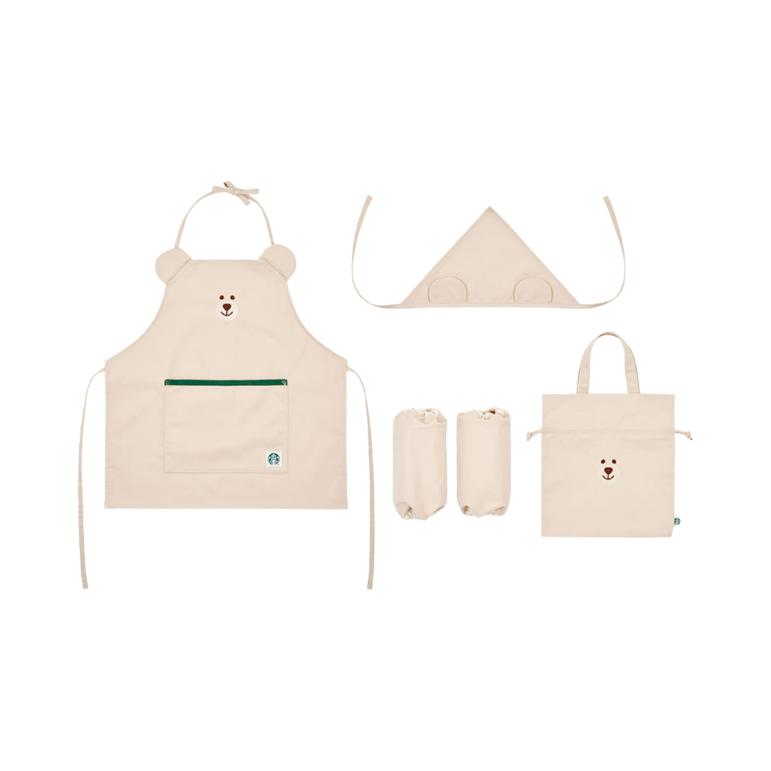 스타벅스 플레이 키즈 쿠킹 에이프런 세트(Starbucks Play Kids Cooking Apron Set)