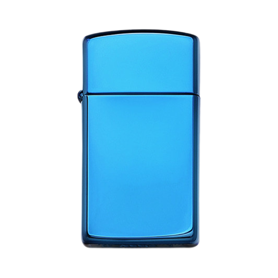 - Zippo High Polish Slim Lighter Blue