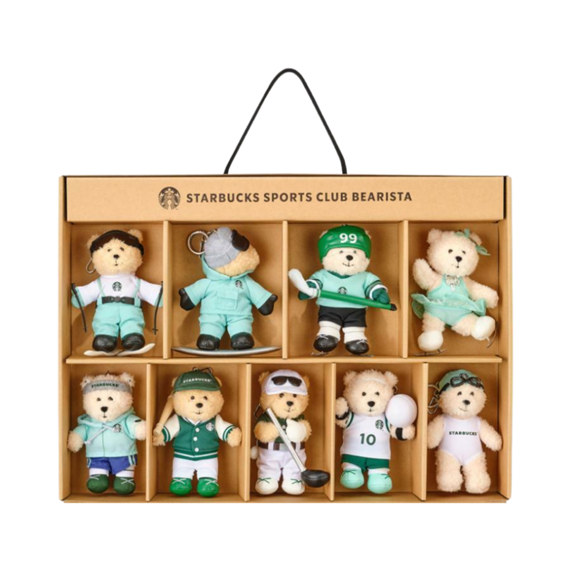 스타벅스 베어리스타 키체인 2 (9개 세트)(Starbucks Bearista Keychain 2 (Set of 9))