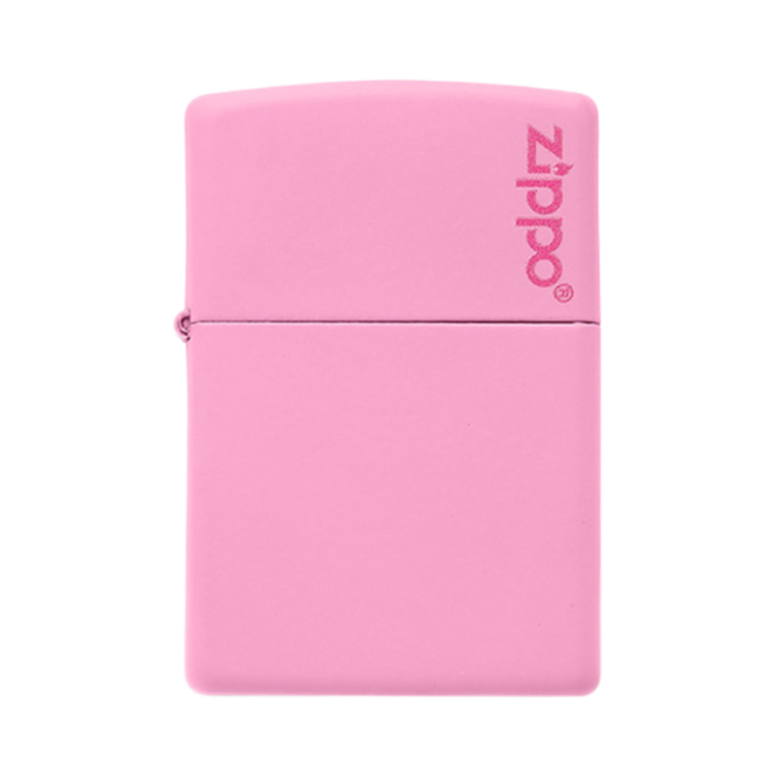 - Zippo Classic Matte Logo Lighter Pink