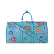 Louis Vuitton x YK Keepall 50 Taurillon Monogram Blue