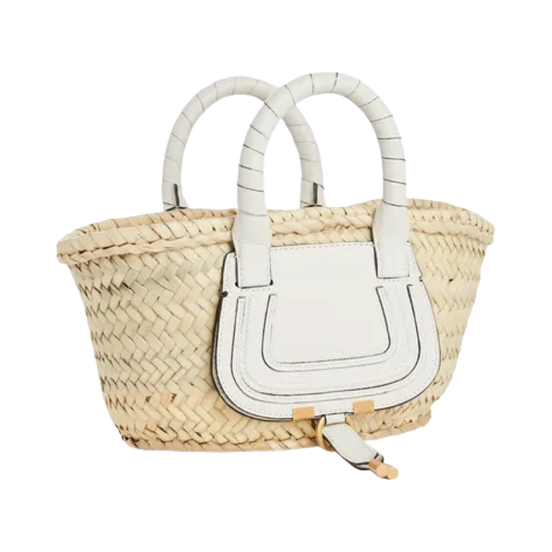 끌로에 마르씨 미니 베스킷 화이트(Chloe Marcie Mini Basket White) - 2