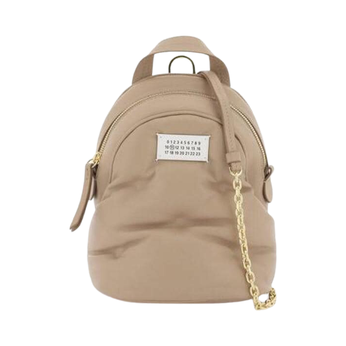 S56WA0014P4300T2070 Maison Margiela Glam Slam Backpack Mud Brown