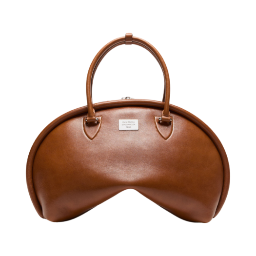 A10406-295 Acne Studios Bowlina Shoulder Bag Cognac Brown