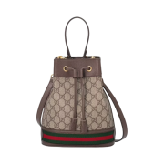 Gucci Ophidia GG Small Bucket Bag Brown
