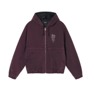 Stussy Canvas Insulated Work Jacket Purple