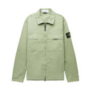 Stone Island 10210 Double Pocket Cotton Overshirt Sage Green - 23SS
