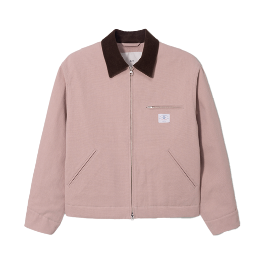 UDJU5A110P1 Dunst Unisex Vintage Canvas Work Jacket Dusty Pink