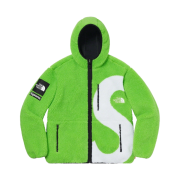 Supreme x The North Face S Logo Hooded Fleece Jacket Lime - 20FW