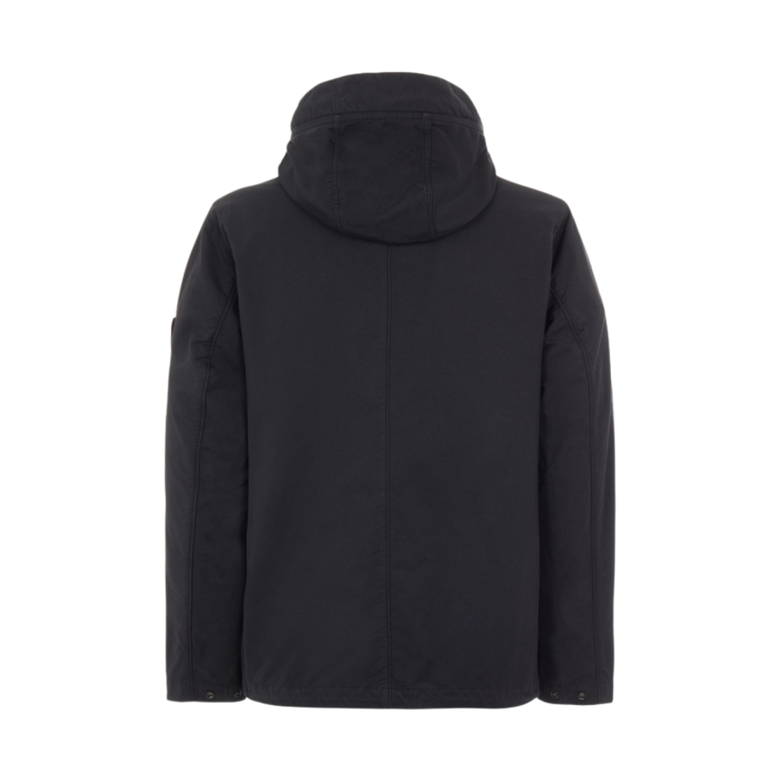 스톤 아일랜드 40833 나일론 코튼 바타비아 가먼트 다이드 후드 자켓 블랙 - 22SS(Stone Island 40833 Nylon Cotton Batavia Garment Dyed Hooded Jacket Black - 22SS) - 2