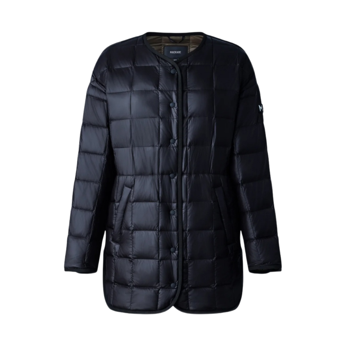 (W) 맥카지 에뚜왈 리사이클 라이트 다운 자켓 블랙((W) Mackage Etoile Recycled Lite Down Jacket Black) - 1