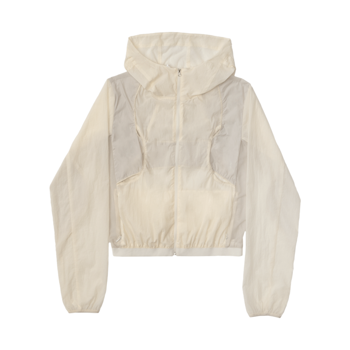 오호스 이너 스트랩 라이트 윈드 브레이커 아이보리(OJOS Inner Strap Light Windbreaker Ivory)