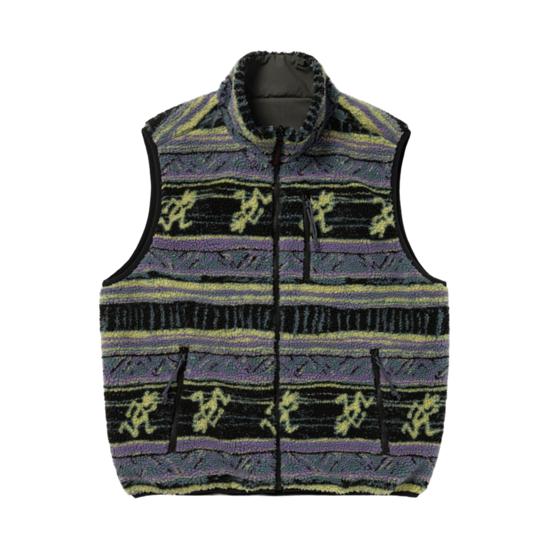 디스이즈네버댓 x 그라미치 리버시블 플리스 베스트 멀티(Thisisneverthat x Gramicci Reversible Fleece Vest Multi)