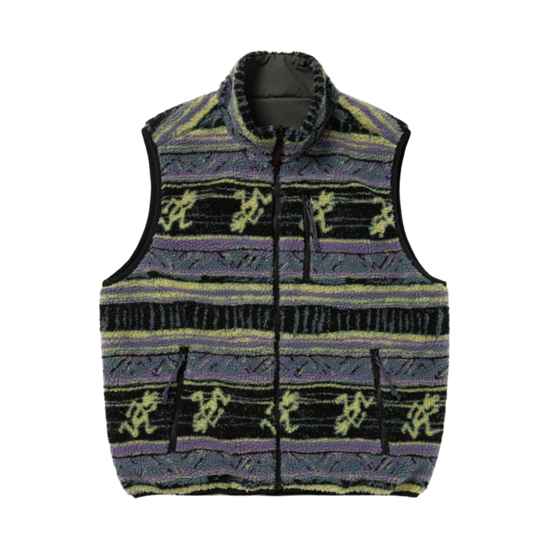 thisisneverthat thisisneverthat x Gramicci Reversible Fleece Vest Multi · S