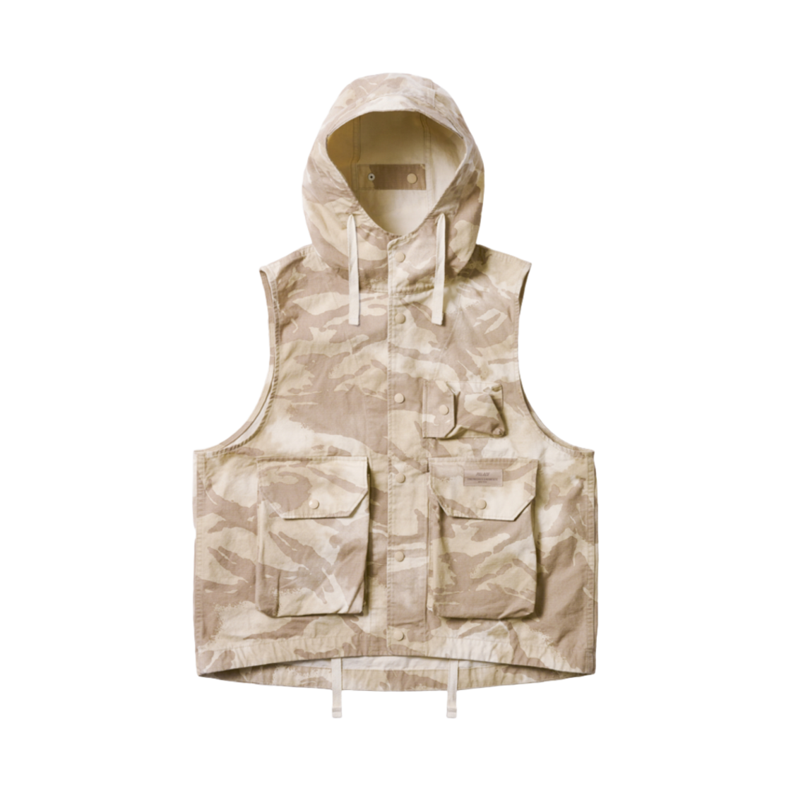 팔라스 x 엔지니어드 가먼츠 후드 베스트 립스탑 프린트 - 25SS(Palace x Engineered Garments Hooded Vest Ripstop Print - 25SS) - 1