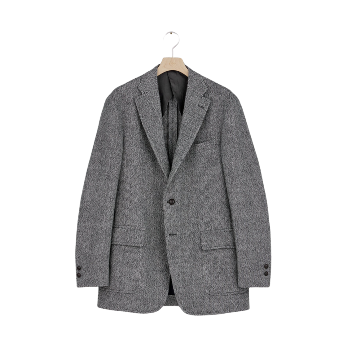 JKLM-131 Ciota × J.Press Herringbone Tweed Jacket Gray