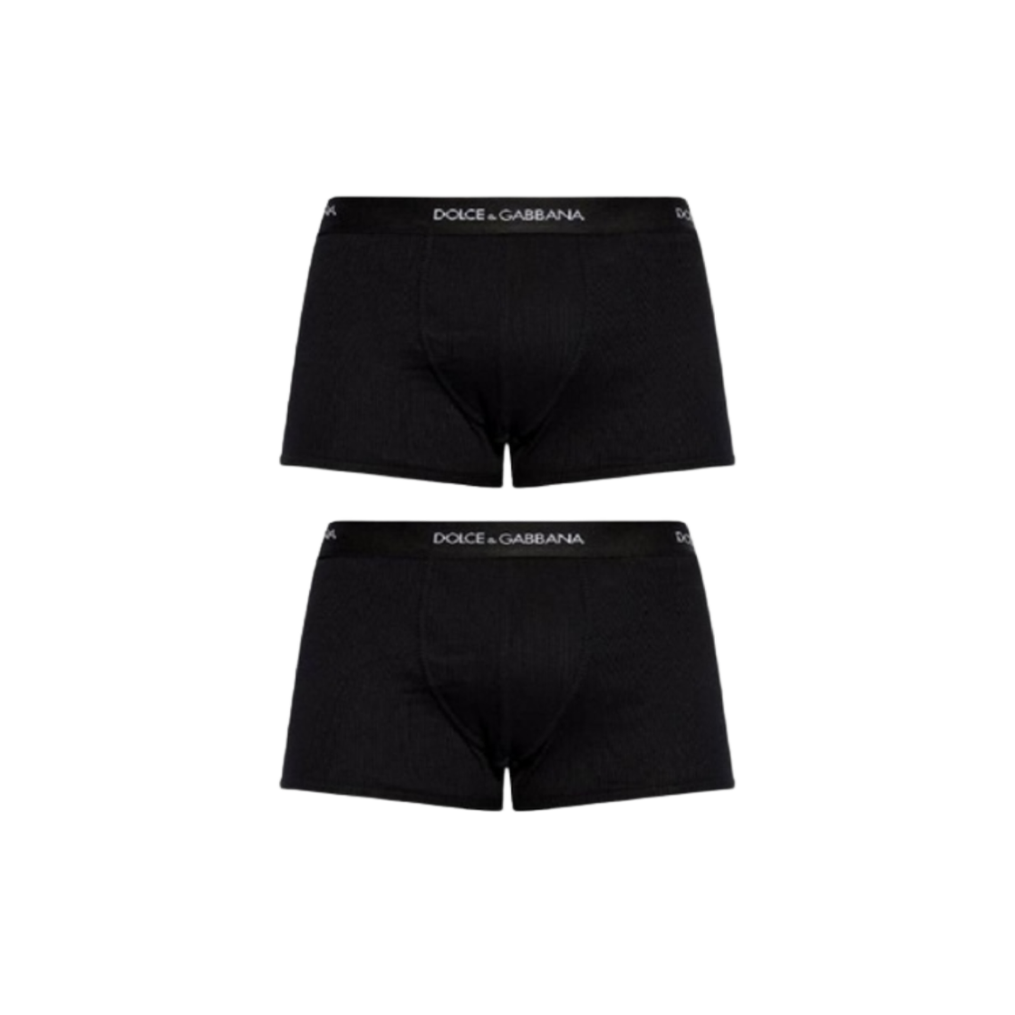 M9D87JONN96N0000 Dolce & Gabbana Regular Fit Cotton Jersey Boxers Briefs Black (2 Pack)