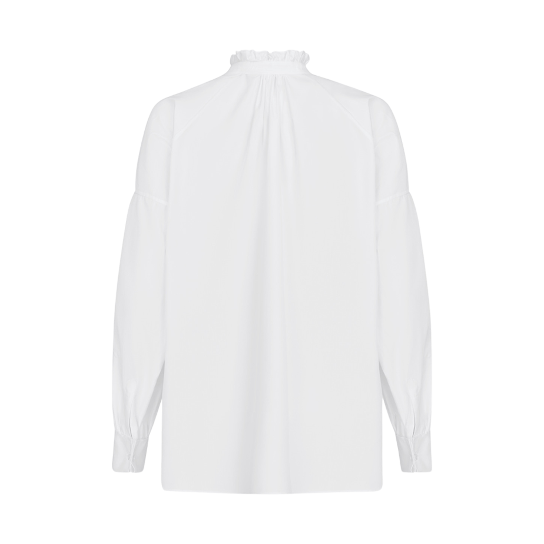 (W) 디올 블라우스 화이트 포플린((W) Dior Blouse White Poplin) - 2