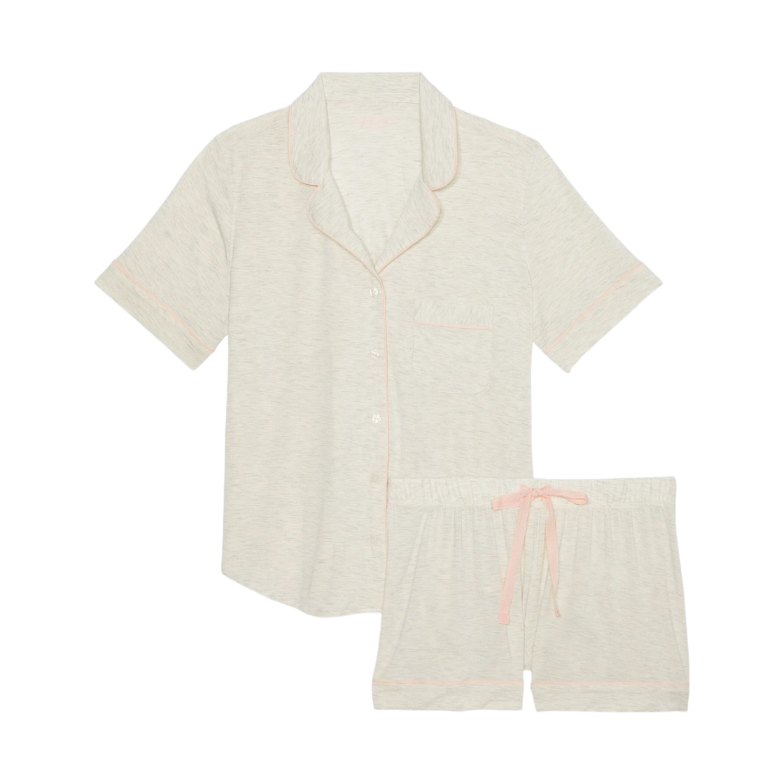 (W) 빅토리아 시크릿 모달 숏 파자마 세트 그레이((W) Victoria's Secret Modal Short Pajama Set Grey)